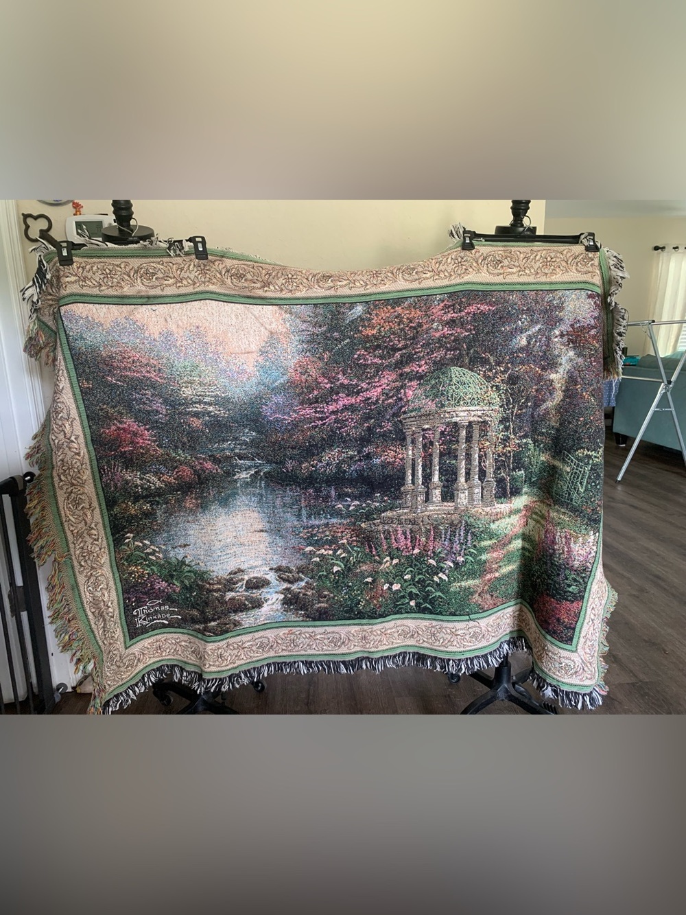 Thomas kinkade blanket